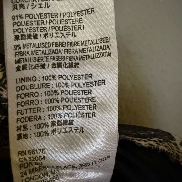 Urban Outfitters Spaghetti Strap Bodycon Slit Leopard Dress XS NEW #719 - Picture 12 of 12